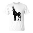 Chamois Dad Mom Lover Camoscio Monocromatico Maglietta