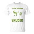 Children's Ein Glück Werde Ich Großer Bruder Dinosaur T-Shirt