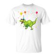 Children's Geburtstags 3 Jahre Junge Dinosaurier Dino Ich Bin 3 T-Shirt