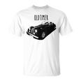 Coche Antiguo Británico Morgaen – Plus 4 O Plus 8 Camiseta unisex