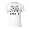 Donna Rage Makes Me Feel Pretty Con Collo A Maglietta