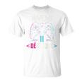 Enfant Gamer Glitch Cadeau D'anniversaire 11 Ans Niveau 11 Débloqué T-Shirt