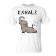 Espirare Elefante Divertente Camicia Per Amante Maglietta