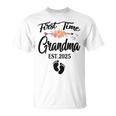 First Time Grandma 2025 Promoted To Grandma 2025 T-Shirt