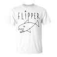 Flipper Punk Rock Grunge Fish Graphic T-Shirt