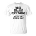 Republican White Straight Conservative T-Shirt
