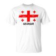 Georgian Flag Georgia Team Fan Jersey T-Shirt