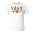Ghost Dogs Spooky Season Dog Dressed As Ghost Halloween T-Shirt