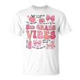 Girls 3Rd Grade Vibes Coquette Bow Back To School Teacher T-Shirt