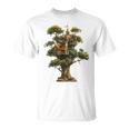 Grafica Artistica Casa Sull'albero Fantasy Maglietta