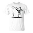 Karate Dojo Shotokan Kata Arte Marziale Giapponese Maglietta