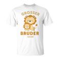 Kinder Ich Werde Großer Bruder 2025 Big Lion Brother Baby T-Shirt