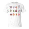 Lindos Signos Del Zodiaco Chino Manga Larga Camiseta unisex