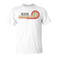 I Love Nixon Personalizado Retro Sunset Primer Nombre Camiseta unisex
