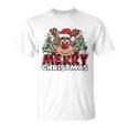 Lustiges Rentier Xmas Männer Frauen Familie Merry Christmas T-Shirt