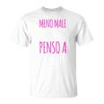 Manica Lunga Donna Non Penso Aoce Alta Frasi Divertenti Maglia A Manica Maglietta