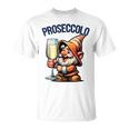 Nano Proseccolo Amanti Del Prosecco Scritte Divertente Maglietta