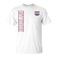 Netherlands Flag Fan Item Nederland Flag Blue T-Shirt