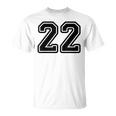 Number 22 Sport Number 22 T-Shirt