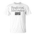 The Office Regional Manger Michael Scott Standard Maglietta