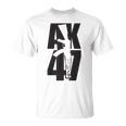 Original Ak47 Kalashnikov Ak-47 Gun Soviet Rifle T-Shirt