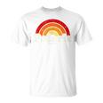 Polaris Montana Mtintage 70S Diseño Retro Arco Iris Camiseta unisex