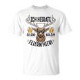 Poltern Groom Costume Jga Stag Night Pink T-Shirt