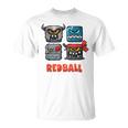 Red Ball 4 Die Schlechten Boxen Blue T-Shirt