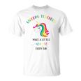 Regalo Per Insegnante Unicorno Carino Arcobaleno Apprezzamento Maglietta