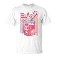 Retro 90S Soft Grunge Japanese Kawaii Strawberry Milk T-Shirt