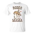 Rodeo Mama Mommy Mom Western Cowboy Birthday Family Matching T-Shirt