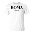 Roma Italia Retro Preppy Italy Girls Rome Souvenir T-Shirt