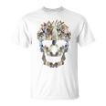Scary Skull Bunny Rabbit Horror Halloween T-Shirt