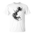 Sirena Dibujo Arte Gráfico Motivo Camiseta unisex