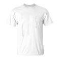 Skeleton Army Lazy Halloween Costume Skull Military Soldier T-Shirt