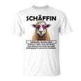 Supervisor Chefin Schäffin Gray T-Shirt