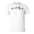 Trail Running Heartbeat Trailrunner Trail Runner Runner Maglietta