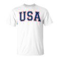 Usa Athletic Team Flag T-Shirt