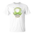 Vert Champignon 1Up Pour Jeuxidéo T-Shirt