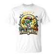 Vintage Halloween Zombie Baseball Skeleton Baseball Players T-Shirt