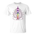 Zen Yoga Meditación Siete Chakras Salud Camiseta unisex