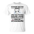 Zum Farewell Schade Das Du Gehst Work Colleagues T-Shirt