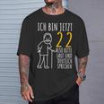 22Nd Birthday Man Ich Bin Jetzt 22 22Nd Birthday T-Shirt Geschenke für Ihn