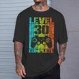 30° Compleanno Uomo Gamer Livello Completo 30 Anno Maglietta Regalos para él