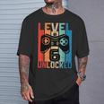 6 Anni Compleannoideogiochi Level 6 Unlocked 2015 Maglietta Regalos para él