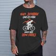 60 Jahre Und Ich Fahre Immer Noch Ohne Akku Bicycle T-Shirt Geschenke für Ihn