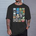 80S 90Sideojuego Retrointage Classic Arcade Camiseta unisex Regalos para él