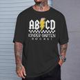 Abcd Kindergarten Rocks First Day Of School Back To School T-Shirt Gifts for Him
