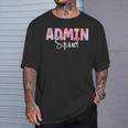 Admin Squad Back To School Tie Dye Amministratore Principale Maglietta Regalos para él