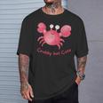 Adorablemente Lindo Cangrejo Para Niñas Niños Cangrejo Pero Lindo Camiseta unisex Regalos para él